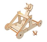 Wood Catapult Kit - .69x1.18 Inch Physics Model Kit - Multi-Purpose Wood Craft Model Kits, Stone-Thrower Slingshot Educational Toy, Stem Projects Science Kits, Tabletop Game