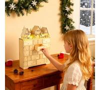 Wood Christmas Countdown Calendar,Refillable Festive Advent Decoration,24 Storage Drawers Christmas Countdown Calendar - for Adults Family Friends Her Him Women Men Kids Teens