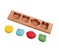 Wood Cookie Molds, BiscuitStamp Mould, Hand-Carved Baking Tool for Pastry Fondant Crafting, Ideal for Food Bloggers Home Bakers Cooking Classes Professional Chef Use
