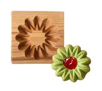 Wood Cookie Stamp 3D Embossed DIY Cutter Tools Baking | Cookie Embossing Stamp Mold For Thanksgiving Christmas Kitchen Food Mooncake Dessert 140/200} Shortbread