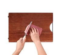 Wood Cutting Board, Household Cutting Boards, Double Sided Cutting Board, Kitchen Chopping Board, Cutting Board with Handle, Meat and Vegetable Board, Fruits and Vegetables Cutting Board for Kitchen