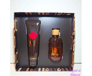 WOOD DSQUARED2 EAU DE TOILETTE 100 ML + PERFUMED BATH SHOWER GEL