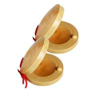 Wood Eggs Shaker Finger Castanets Strumenti A Percussione Giocattolo Musicale Per Bambini Che Apprendono Le Castatte Strumenti Duraturi