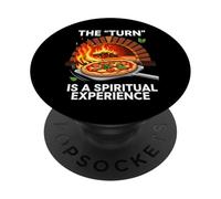 Wood Fired Pizza Oven The Turn Is A Spiritual Experience PopSockets PopGrip Adesivo