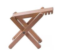 Wood Guitar Footstool, Folding Classical Guitar Foot Rest with 4 Adjustable Heights