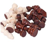 Wood International - Set di 32 basi imbottite in feltro, 2,5 cm, per giochi tradizionali