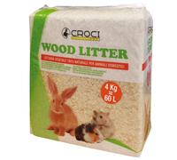Wood Litter Lettiera vegetale per roditori a base di trucioli di abete formato