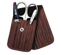 Wood-Look-Leder 3-tlg. Set Becker-Manicure Erbe Solingen Manicure Uomo