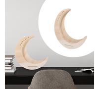 Wood Lyre Harp 7 String Lyre Harp Moon Moon Shape Strumento musicale portatile