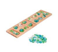 Wood Mancala Board Game Set Portable 2 Players Game Classic Strategy Toy