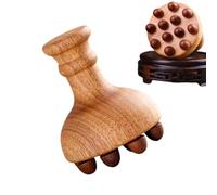 Wood Massage Tool, Palm-Sized Precise Soothing Tool, Head Body Massage