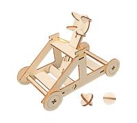 Wood Model Kits - Catapult Machinery Wood Puzzle, Assemble Craft Hobby Educational Science, Tabletop Game Model Kits for Kids, Boys and Girls