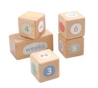 Wood Newborn Photography Set Lightweight Carving Decorations for Capturing Monthly Developmental Progress Stage Creative Milestones Photo Set