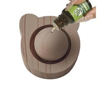 Wood Oil Diffuser - Ball Quiet Aromatherapy Diffuser | Oil Diffusers for Home Scent Diffusers | Wood Passive Fragrance, for Home Bedroom Bathroom Hotel Office Desk Car