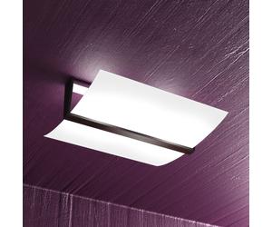 WOOD PLAFONIERA CM.40 2 LUCI WENGE 1019-PL40-W