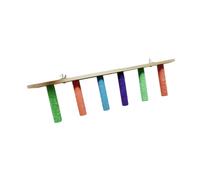 Wood Porch Stand Bird Bird Easticing giocattolo Playstand per Cockatiel
