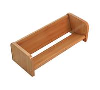 Wood Record Storage - Wood 40x24x18cm 15.75x9.45x7.09in Sturdy Desktop