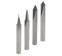 WOOD & SIGN CARVING router bit set - 4pcs - Foos® Pro Carbide Series USA Veteran Owned