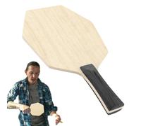 Wood Table Tennis Bat Base Plate - Table Tennis Paddle Base Hexagon, 5 Layer Basee Plate Paddle For Athletes Practice Training Replacement Blade Professional Pong Racket Indoor Competition Perfo