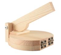 Wood Tortilla Press Dumpling Skin Maker Presser Chapati Roti Taco Corn