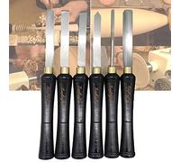 Wood Turning Chisel Set, 6 Pieces Lathe Chisels Set,Anti Rust Wood Turning Accessories Woodturning Tools for Professionals Or Hobbyist Wood Working
