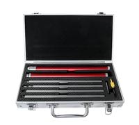 Wood Turning Tool Woodworking Lathe Chisel Set Carbide Insert Cutter Stainless Steel Bar Aluminum Storage Box