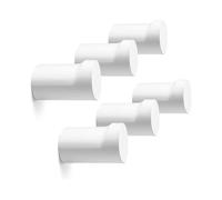 Wood Wall Hooks 6 Pack, Natural Wooden Coat Hooks Wall Mounted, Handmade Rustic Hat Hooks Heavy Duty Entryway Wall Hangers for Hanging Towels