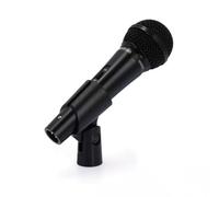 WOODBRASS MM5S - Microfono dinamico cardioide, microfono XLR perfetto per il suono del canto, voce, coro e strumenti su palcoscenico live o studio + valigetta, pinza e riduttore per piedi