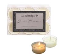 Woodbridge Candele Tealight Profumate 12 Pezzi 4hr - Mountain Glacial