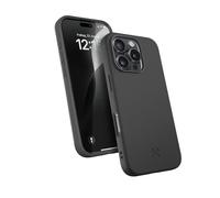 Woodcessories - Bio Case, Handyhülle kompatibel mit iPhone 16 Pro Max Hülle schwarz- Nachhaltig aus Pflanzen