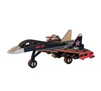 Woodcraft puzzle 3D in legno aereo da combattimento