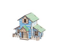 Woodcraft puzzle 3D in legno casetta nel bosco