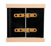 Wooden Activity Busy Board for Seniors - Large 23"x23"x0.59", Fine Motor Skill Practice, Sensory Stimulation, Cognitive Engagement, Promotes Relaxation, Safe & Durable(Nero)