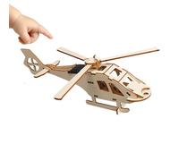 Wooden Airplane Kit - Solar Helicopter Kit, Solar Helicopter Kitt, Experimental Aircraft Model Craft, Solarr Helicopterr Toy for Boys for Birthday Boy Girl School Students Outdoor Home