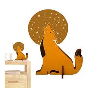 Wooden Animal Night Light | Realistic Creature Shape Natural Wooden Cable
