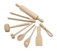 Wooden Baking Set Kids - Real Cooking Pastry Learning System