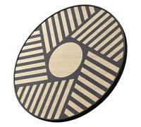 Wooden Balance Board, Core Strength Trainer, Anti Slip, Stability Training Deck, Sturdy Workout, Ideal for Athletes Conditioning, Men's Fitness Routines, 15.76 Inches