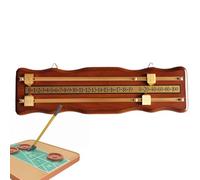 Wooden Billiards Scoreboard - 2-Player & Pool Score Keeper | Wall Mounted Reusable Wood Sport Scoreboards - Easy To Read Scorekeeper For Football Billiard & Home Game Room,