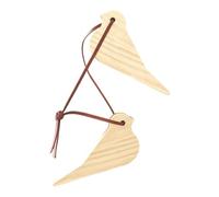 Wooden Bird Design Door Stop Magnetic Storage Holder