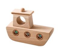 Wooden Boat Toy - Interactive Rolling Ball Boat, Fine Motor Skills Game, Preschool Educational Activity Toys, Developmental Kids Toy | Fun Learning Toyy For Kids Room Decoration Playtime