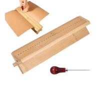 Wooden Book Binding Cradle Planner Craft Tool With Awl Piercing Set