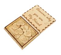 Wooden Box Set Trinket Gift for Friend Birthday Scatole Portaoggetti Legno