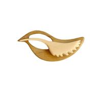 Wooden Brooch Pin - Brooches with Wood Animal Pattern Craft Badge Cartoon Pin, Wooden Brooch Pin, Cute Shawl Pin Scarf Buckle | Animal Print Brooch Gift for Women Girls Fashion, Siehe Beschreibung