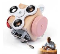 Wooden Busy Activity Block for Seniors Hands-On Daily