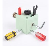 Wooden Busy Activity Panel with Real Screws, Nuts and Tools for Seniors