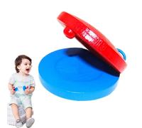 Wooden Castanets | Kid Wooden Castanet | Funny Hand Castanets, Spanish Hand Percussion Instruments for Kindergarten Stage Performance, Music Lessons Strumento Spain Souvenir Gift