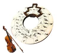 Wooden Chord Wheel, Circular Music Theory Tool, Songwriting and Playing