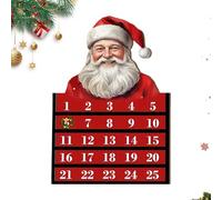 Wooden Christmas Decorations - Christmas Countdown | Festive Wooden Toy Display Decor | Advent Chriistmas Calendar for Holiday Holiday Classroom Offices Desk Kids Teen Adult