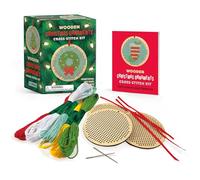 Wooden Christmas Ornaments Cross-Stitch Kit : Everything You Need to Create 3 Keepsakes