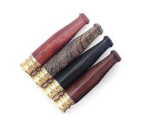 Wooden Cigarette Holder Set of 4 Short Tips Reusable Cigarette Filter for Hand-Rolled Cigarettes Reduce Harmful Substances